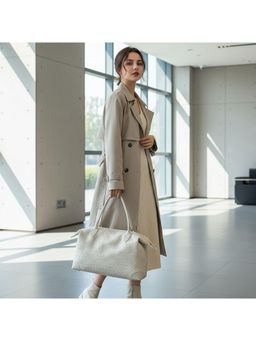 PARTIQ - Large-Capacity Women Korean Style Tote Bag - Off White