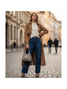 PARTIQ - Fashion Large Capacity Womens Handbag with Detachable Strap - Grey