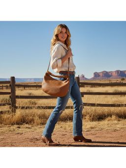 PARTIQ - Single Shoulder Hand Women Handbag - Brown