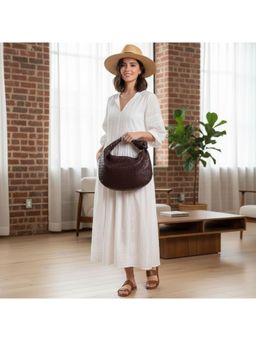 PARTIQ - Single Shoulder Hand Women Handbag - Brown