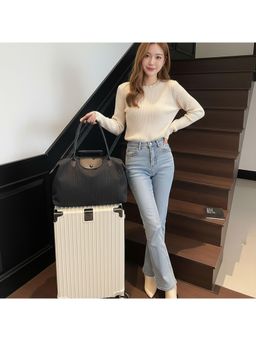 PARTIQ - Fashionable And Versatile Large-Capacity Business Travel Handbag - Black