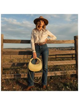 PARTIQ - Versatile Crescent Handbag with Detachable Strap - Yellow