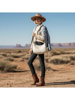 PARTIQ - Texture Popular Casual Handbag - Off White