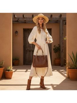 PARTIQ - Versatile Large-Capacity Handbag - Brown