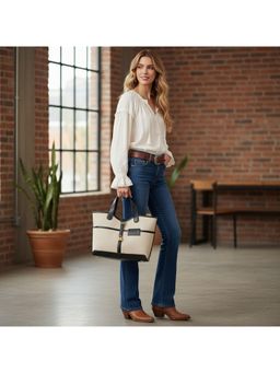 PARTIQ - Large Capacity Stylish Fashion Shoulder Versatile Handbag - Black