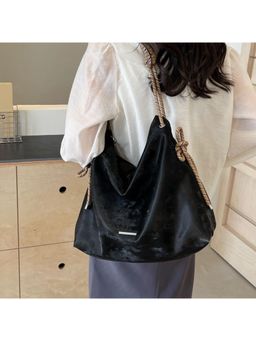 PARTIQ - Large-Capacity Lightweight Womens Stylish Handbag - Black