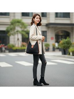 PARTIQ - Spring And Summer Popular Casual Commuting Underarm Handbag - Black