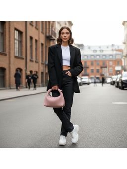 PARTIQ - Trendy Hand-Held Handbag For Women - Pink