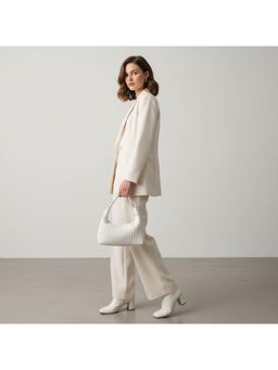 PARTIQ - Trendy Hand-Held Handbag For Women - White