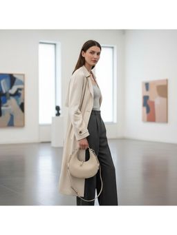 PARTIQ - All-Match Stylish Crescent Elegant Trendy Handbag - Gold