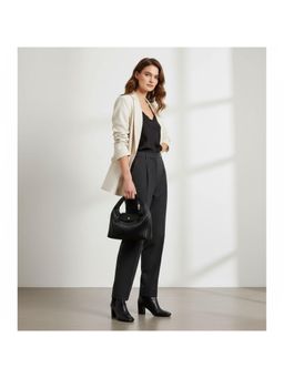 PARTIQ - One-Shoulder Commuter Dumpling Handbag - Black