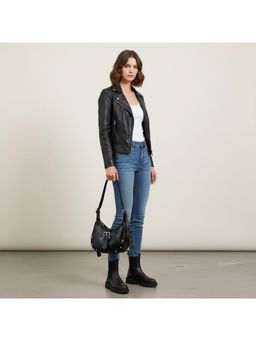 PARTIQ - Womens Underarm Commuter Handbag - Black