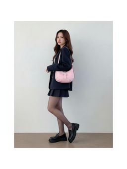 PARTIQ - Womens Underarm Commuter Handbag - Pink