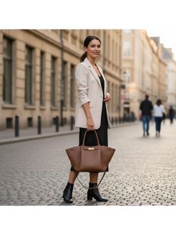 PARTIQ - Shoulder Bag Temperament Versatile Travel Tote Bag - Brown