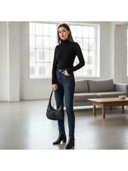 PARTIQ - Fashion All-Match Dumpling Handbag - Black