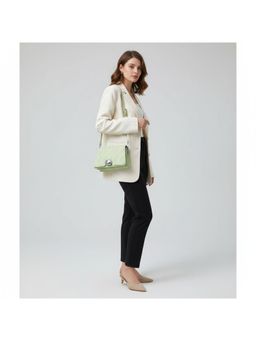 PARTIQ - All-Match Autumn One-Shoulder Underarm Handbag with Detachable Strap - Green