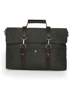 MBOSS - Faux Leather 15.6 Inch Laptop Messenger Bag