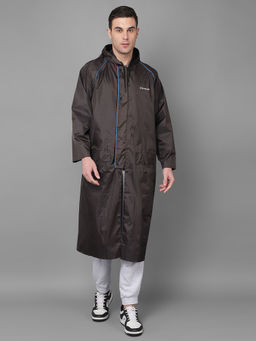 Dollar - Brown Rainguard Raincoat With Adjustable Hood & Pocket