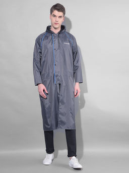 Dollar - Grey Rainguard Raincoat With Adjustable Hood & Pocket