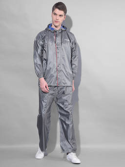Dollar - Grey Rainguard Rain Jacket & Trouser With Adjustable Hood & Pocket (Set of 2)