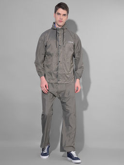 Dollar - Grey Rainguard Rain Jacket & Trouser With Adjustable Hood & Pocket (Set of 2)