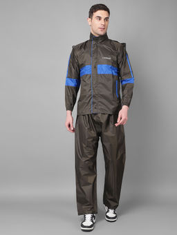 Dollar - Charcoal Rainguard Rain Jacket & Trouser With Hood & Pocket (Set of 2)
