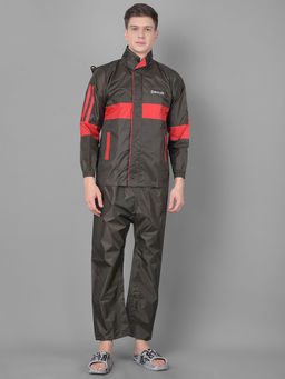 Dollar - Charcoal Rainguard Rain Jacket & Trouser With Hood & Pocket (Set of 2)