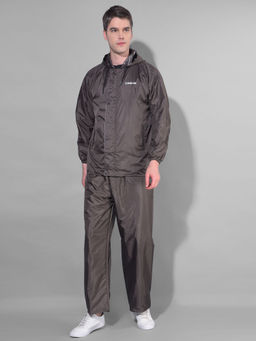 Dollar - Brown Rainguard Reversible Rain Jacket & Trouser With Hood & Pocket (Set of 2)
