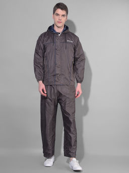 Dollar - Brown Rainguard Reversible Rain Jacket & Trouser With Hood & Pocket (Set of 2)