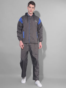 Dollar - Charcoal Rainguard Reversible Rain Jacket & Trouser With Hood & Pocket (Set of 2)