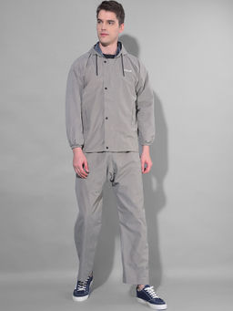 Dollar - Grey Rainguard Reversible Rain Jacket & Trouser With Hood & Pocket (Set of 2)