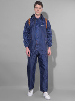 Dollar - Blue Rainguard Reversible Rain Jacket & Trouser With Hood & Pocket (Set of 2)