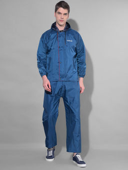 Dollar - Blue Rainguard Reversible Rain Jacket & Trouser With Hood & Pocket (Set of 2)