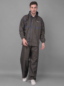 Dollar - Charcoal Rainguard Rain Jacket & Trouser With Hood & Pocket (Set of 2)