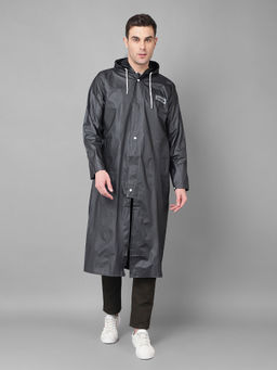 Dollar - Black Rainguard Raincoat With Adjustable Hood & Pocket