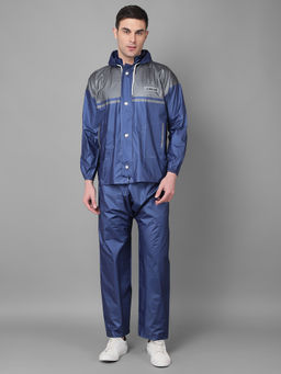 Dollar - Blue Rainguard Rain Jacket & Trouser With Adjustable Hood & Pocket (Set of 2)