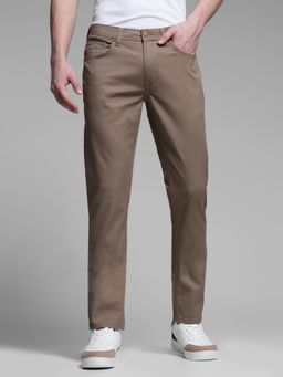 Jack & Jones - Brown Regular Fit Trouser