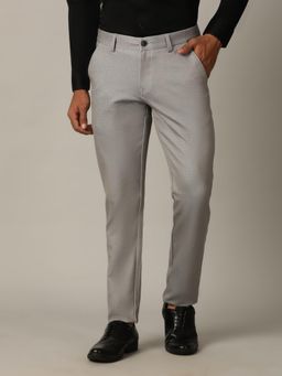 JadeBlue - Light Grey Blended Casual Trouser