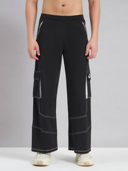 Fitleasure - Black Jet Set Wide-Leg Cargo Pant