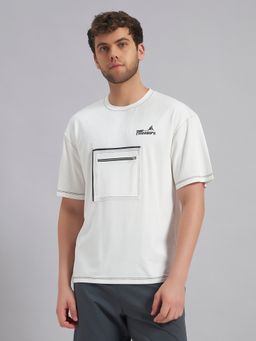 Fitleasure - Off White Main Character Oversized T-Shirt