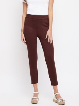 Latin Quarters - Brown Jegging With Front Pockets