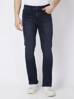 Spykar - Men Blue Indigo Cotton Stretch Comfort Fit Jeans Rafter