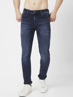 Spykar - Men Indigo Cotton Stretch Slim Fit Jeans Skinny