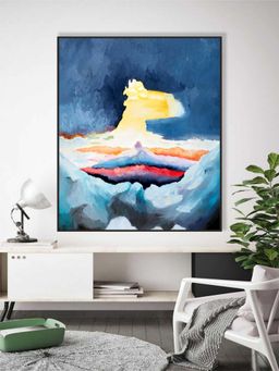 The Art House - Abstract Painting For Home Décor Canvas Wall Painting Print
