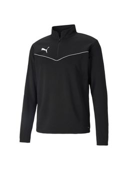 Puma - team RISE 1/4 Zip Top Mens Black T-Shirts