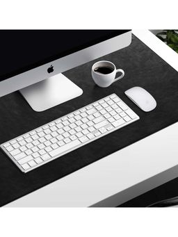 DailyObjects - Turf Vegan Leather Desk Mat (Black)