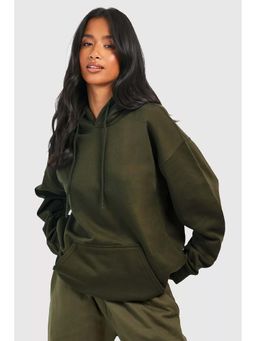 MISCHIEF MONKEY - Women Olive Oversized Hoodie