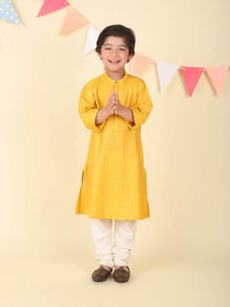 Fabindia - Mustard Long Kurta
