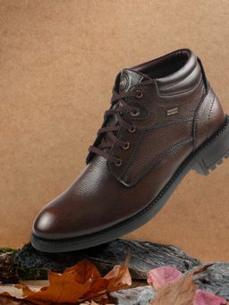 Metro - Mens Brown Lace Up Closure Casual Boots