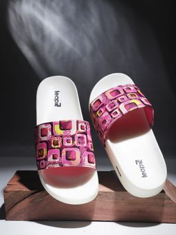 LIBERTY - Leap7x NITWALK-1L Casual Sliders For Women Pink